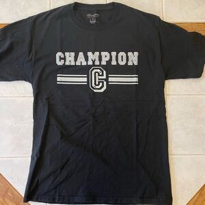Champion Black‎ T-Shirt